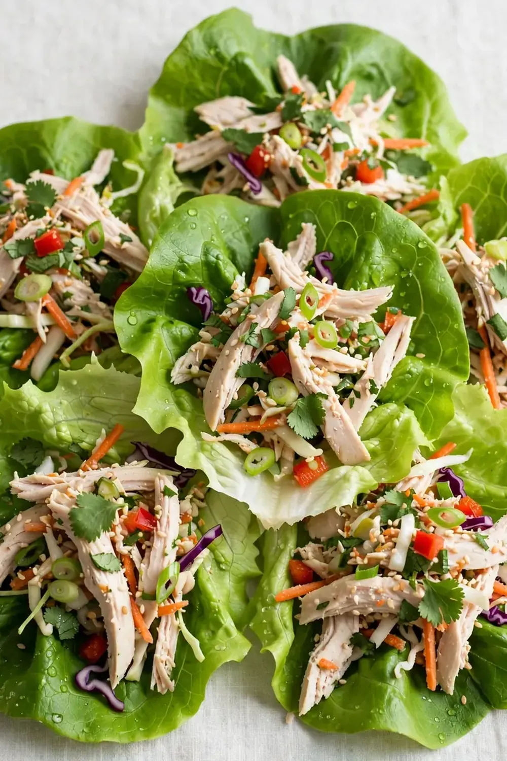 low fat chicken lettuce wraps