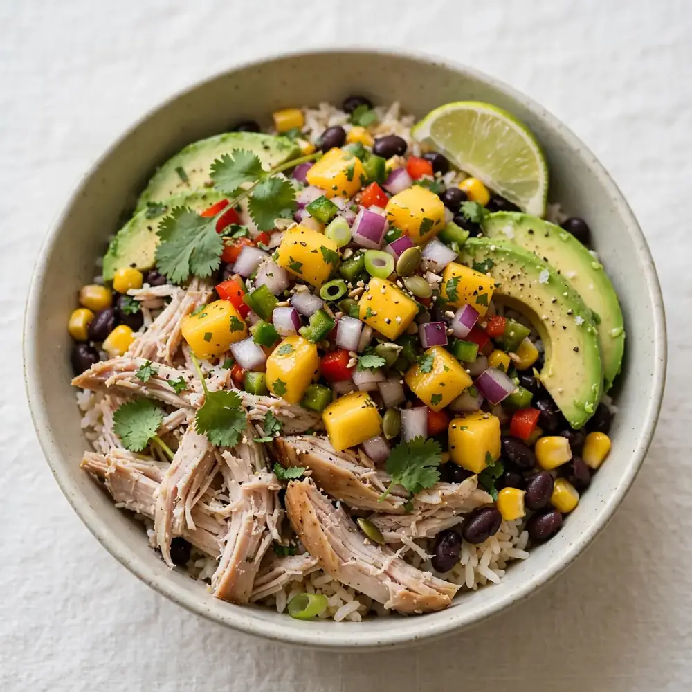 Mango Salsa Turkey Bowl