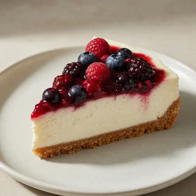 No Bake Berry Cheesecake Recipe