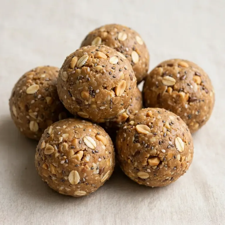 No-Bake Peanut Butter Protein Balls