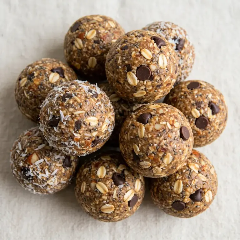 No Bake Protein Energy Balls