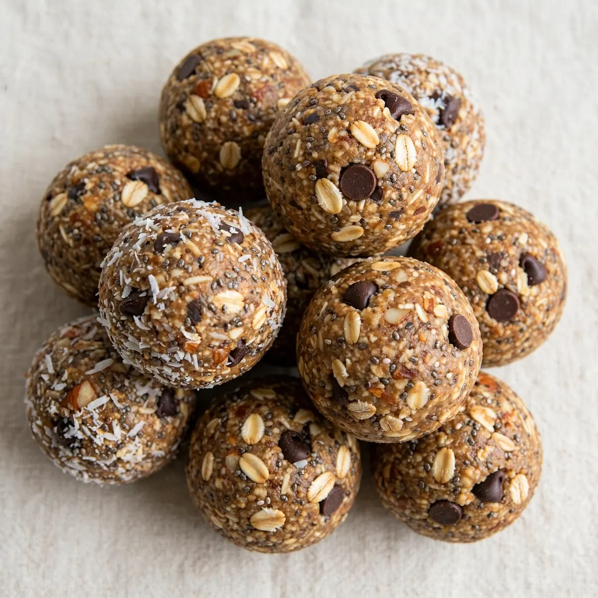No Bake Protein Energy Balls