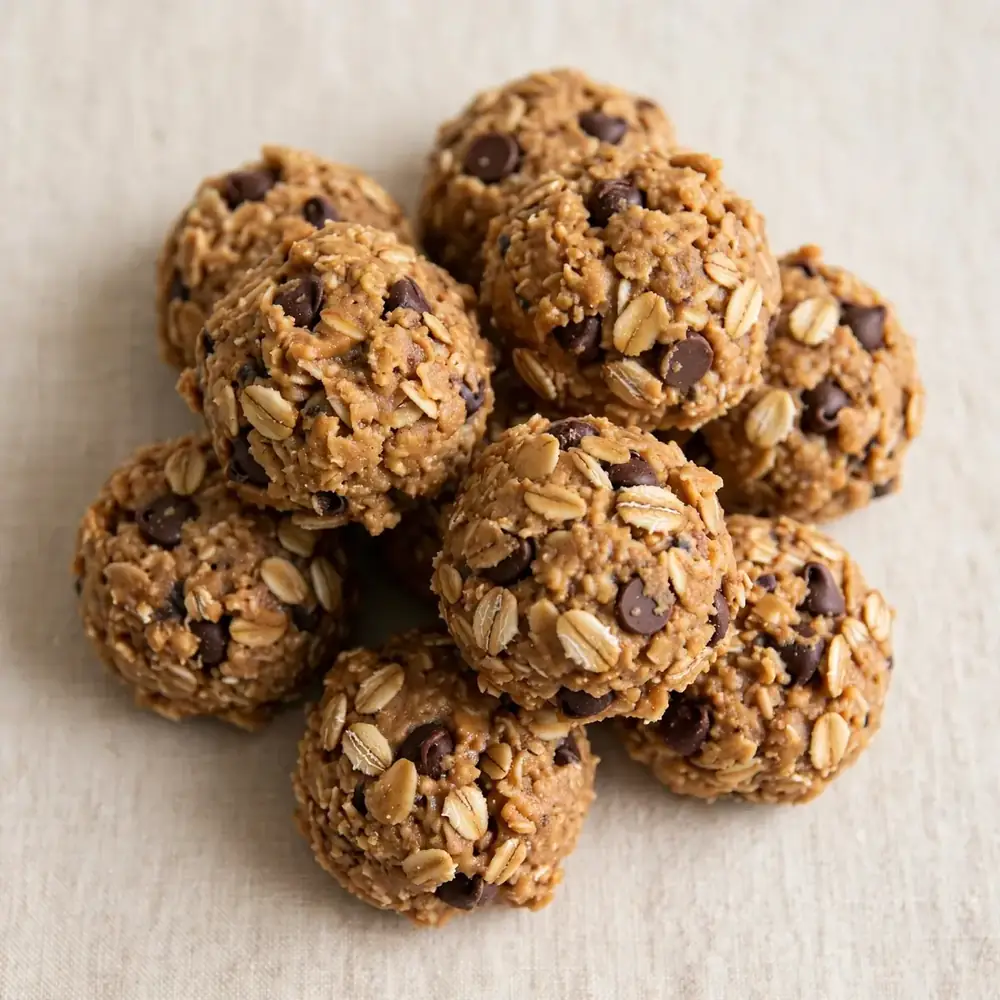 Peanut Butter and Chocolate Chip Oat Bites
