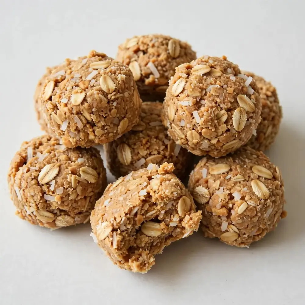 Peanut Butter and Coconut Oat Bites