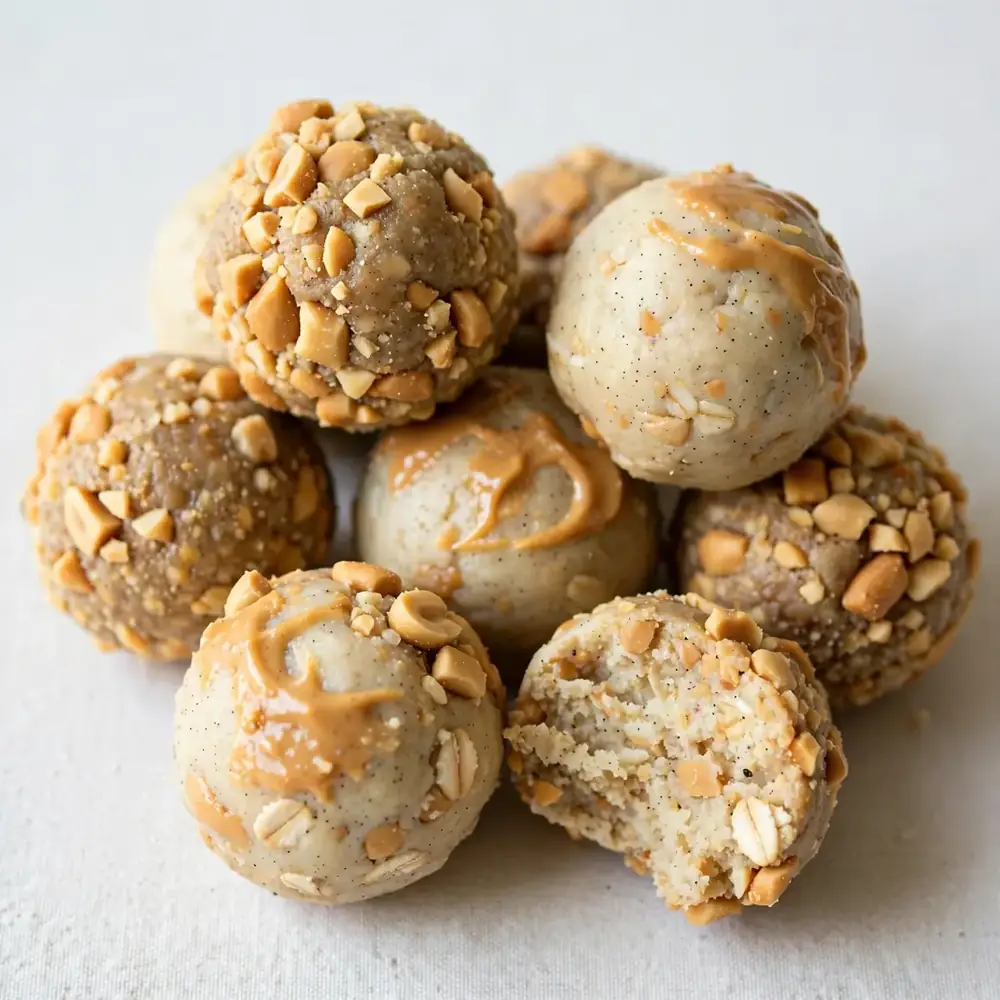 Peanut Butter and Vanilla Protein Bites