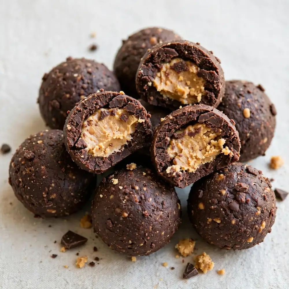 Peanut Butter Cup Protein Bites