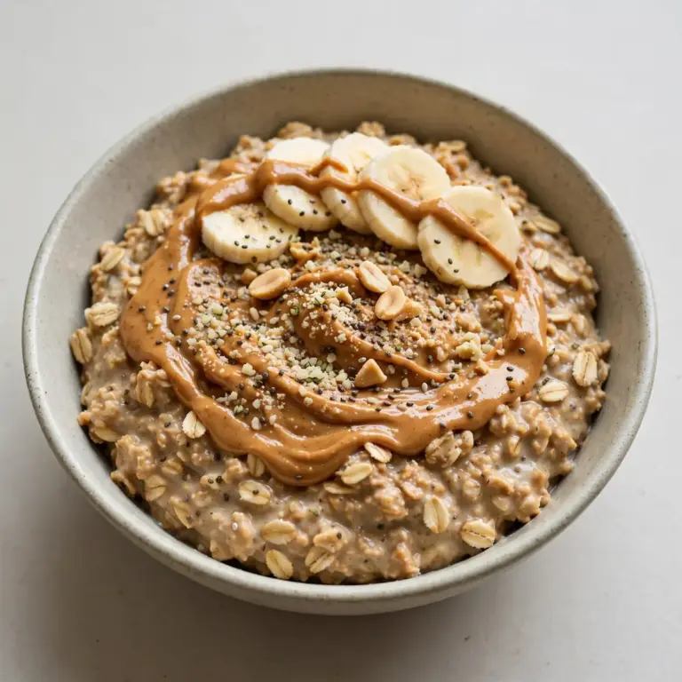 Peanut Butter Protein Overnight Oats