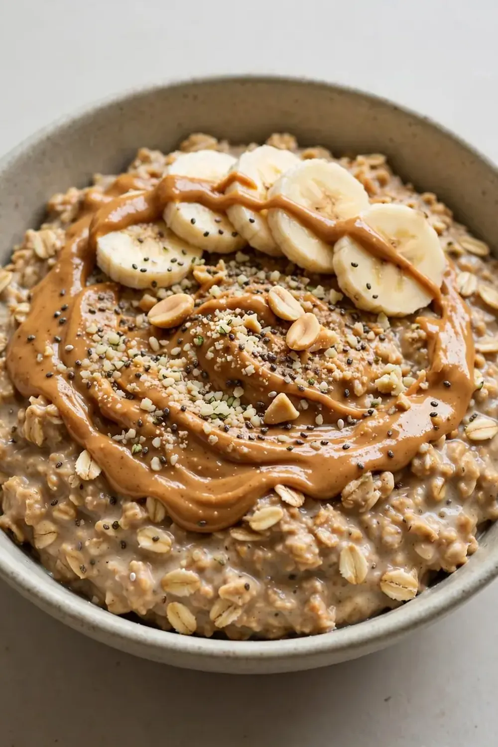 Peanut Butter Protein Overnight Oats