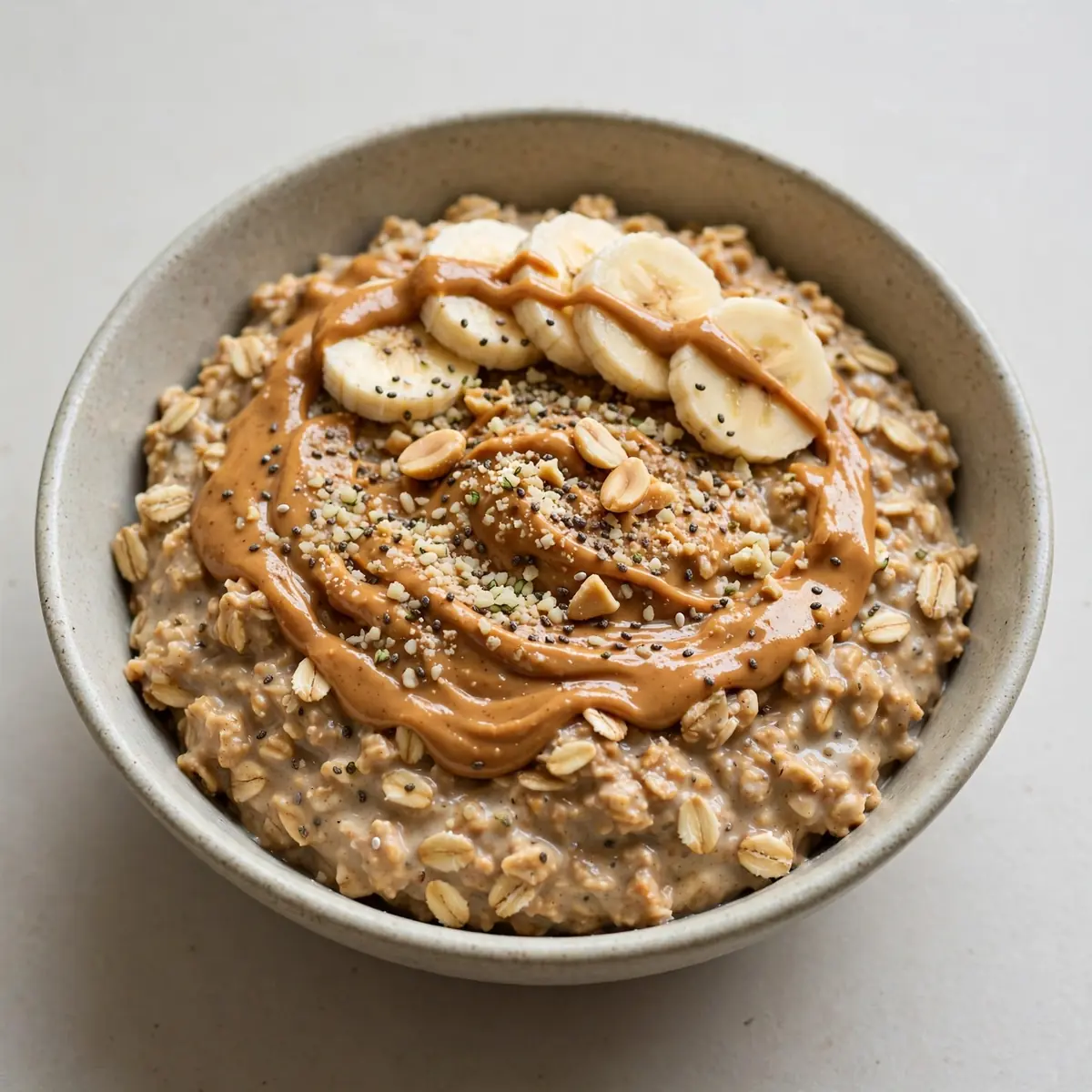 Peanut Butter Protein Overnight Oats