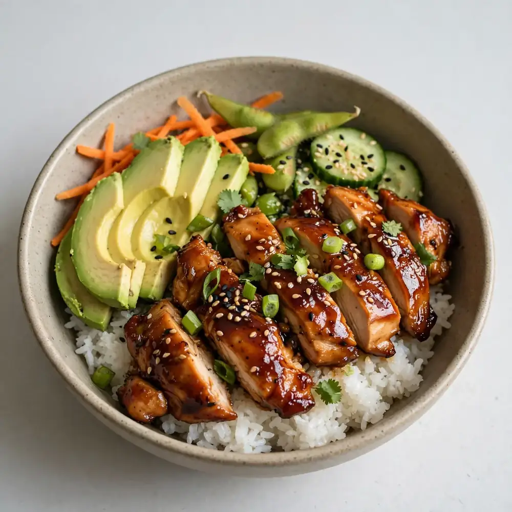 Teriyaki Chicken & Avocado Bowl