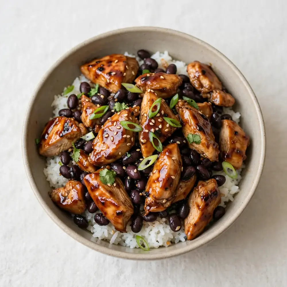 Teriyaki Chicken & Black Bean Bowl