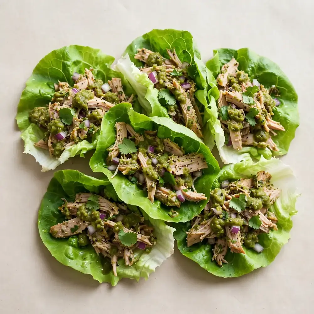 Turkey & Chutney Lettuce Wraps