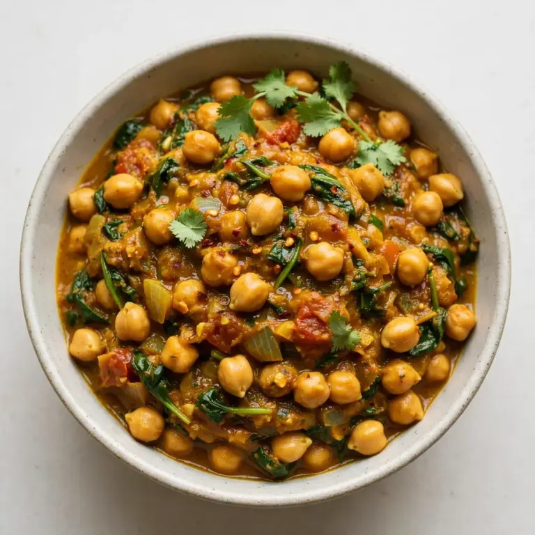 Vegan High-Protein Chickpea Curry