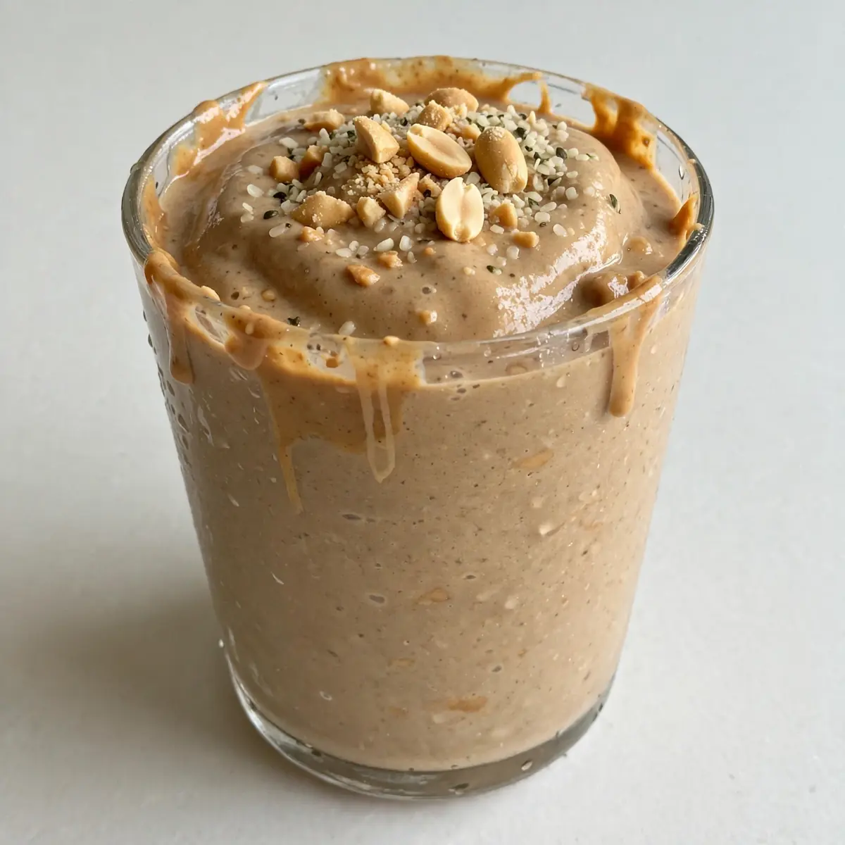 Vegan High-Protein Peanut Butter Protein Smoothie