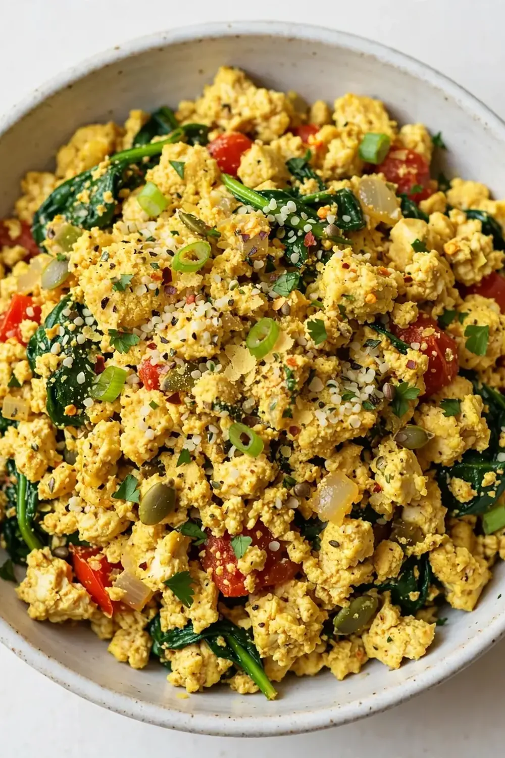 Vegan High-Protein Tofu Scramble