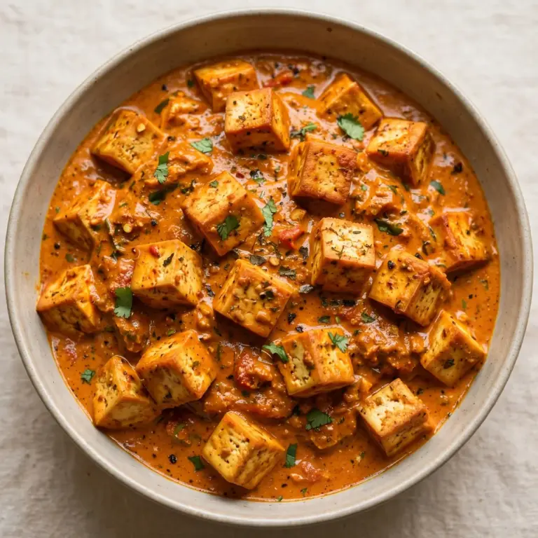 Vegan High-Protein Tofu Tikka Masala