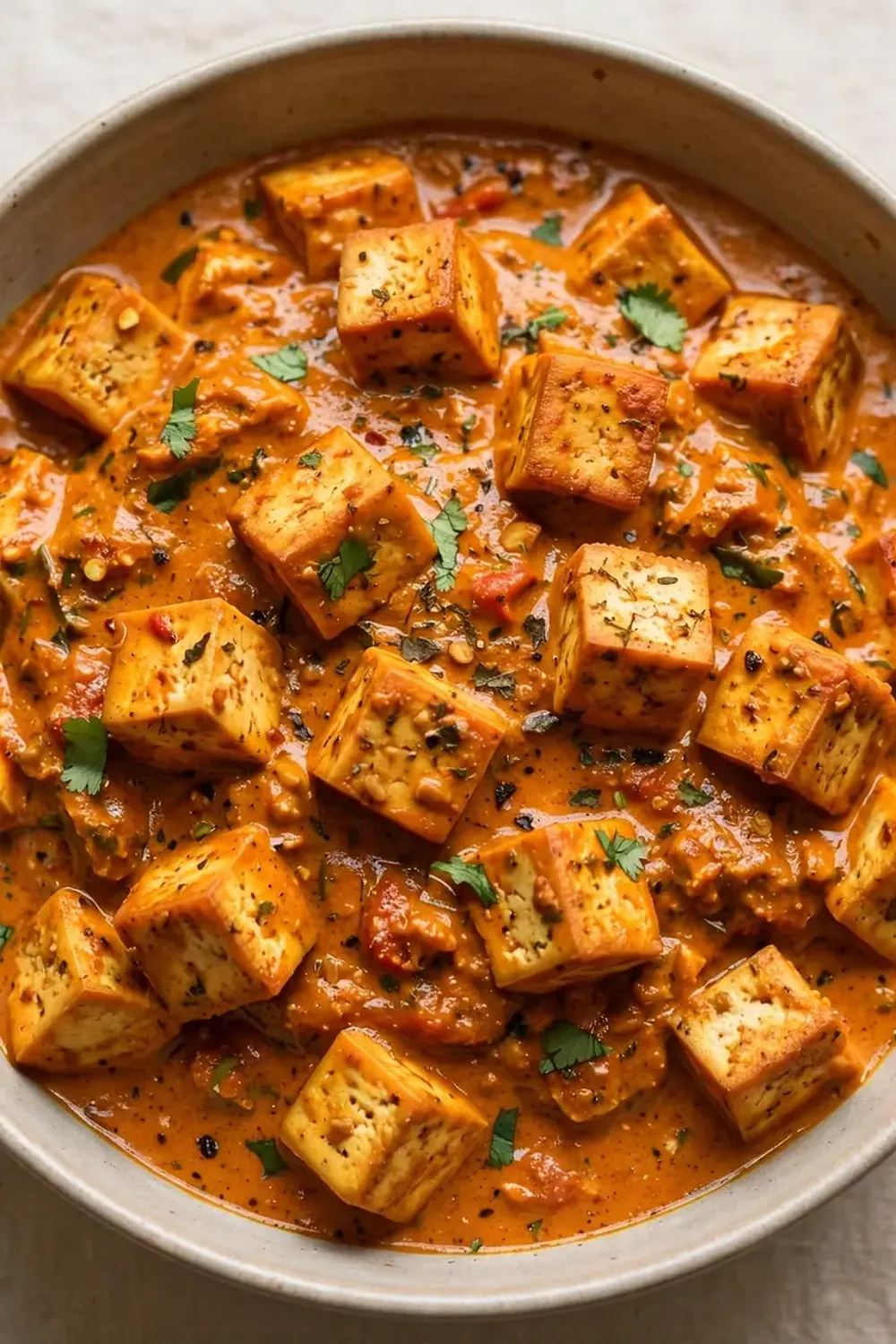 Vegan High-Protein Tofu Tikka Masala