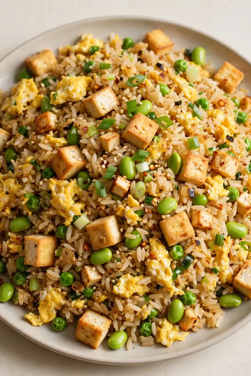 Vegetarian High-Protein Egg Fried Rice